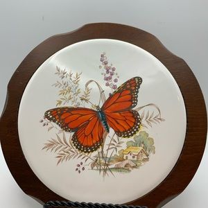 🦋SALE🦋Vintage Wall Butterfly Plaque Tile